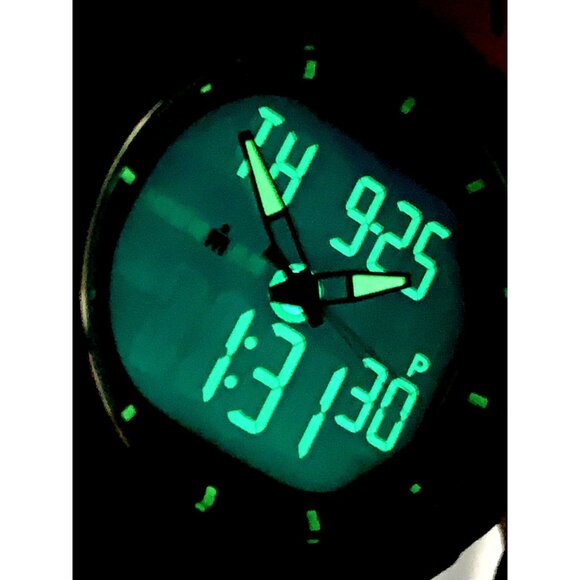 Timex Men's Watch TW5M55000 Ironman Quartz Sport Red Black Rubber Band 46mm - Picture 8 of 15